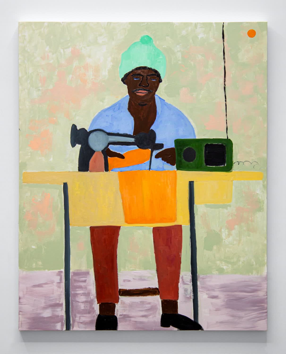 Cassi Namoda, Eduardo in Matola Prepares Orange Pants, 2020