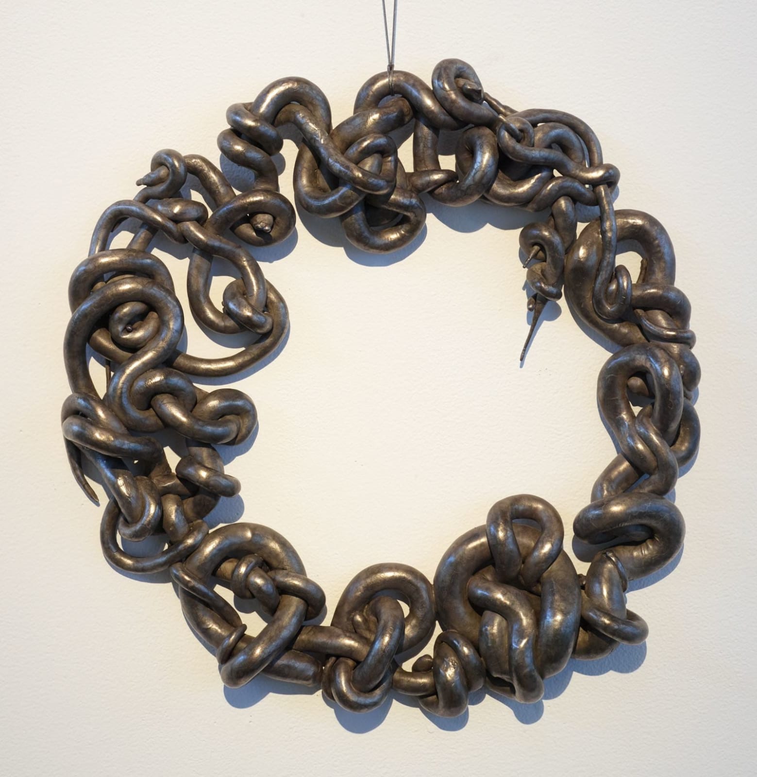 Kelly Akashi, Candle Wreath, 2016