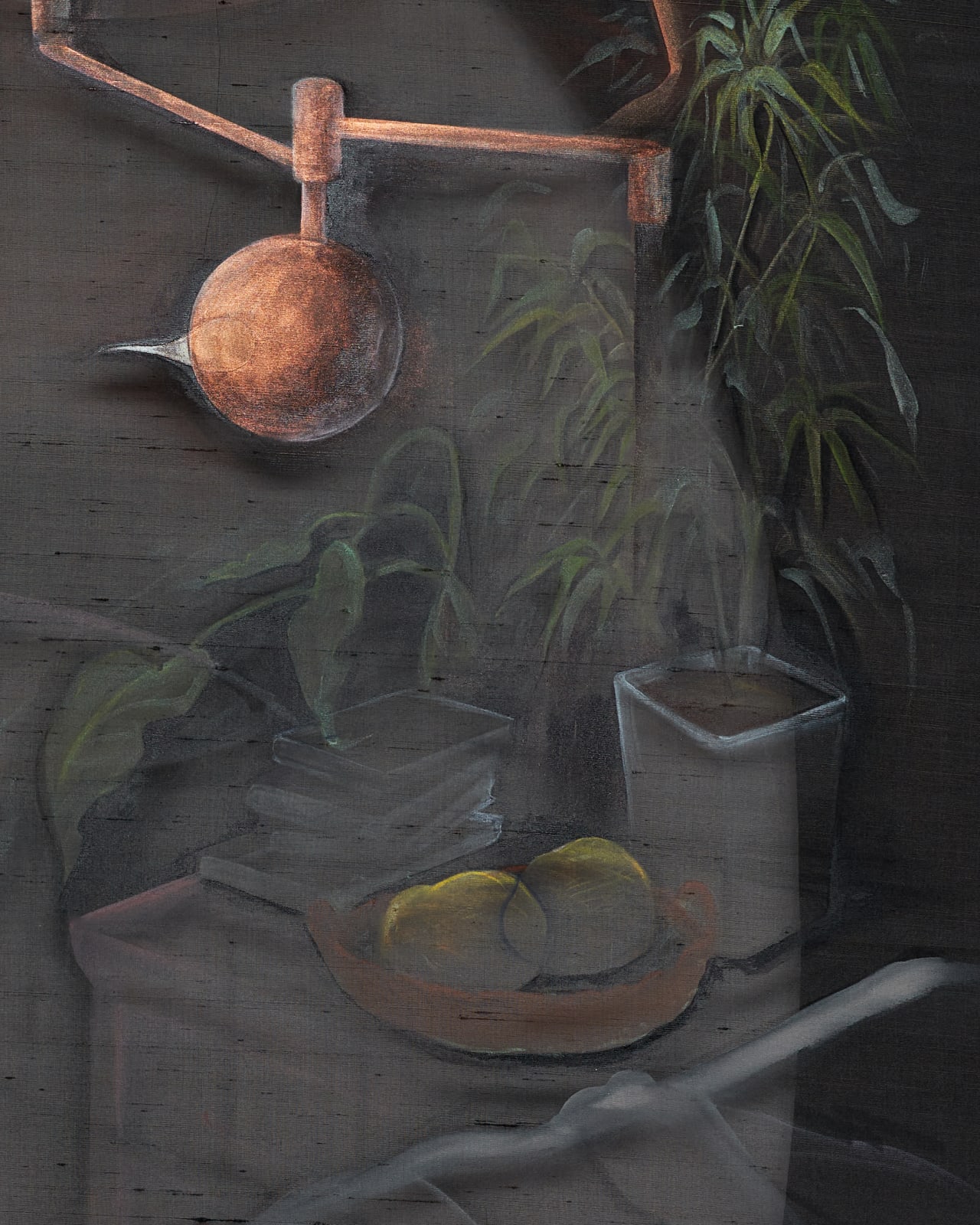 Joeun Kim Aatchim, Blessed to be Bruised; Self Portrait as Fragrance of a Quince, (Winter in Seorae Maeul, Seoul), 2023