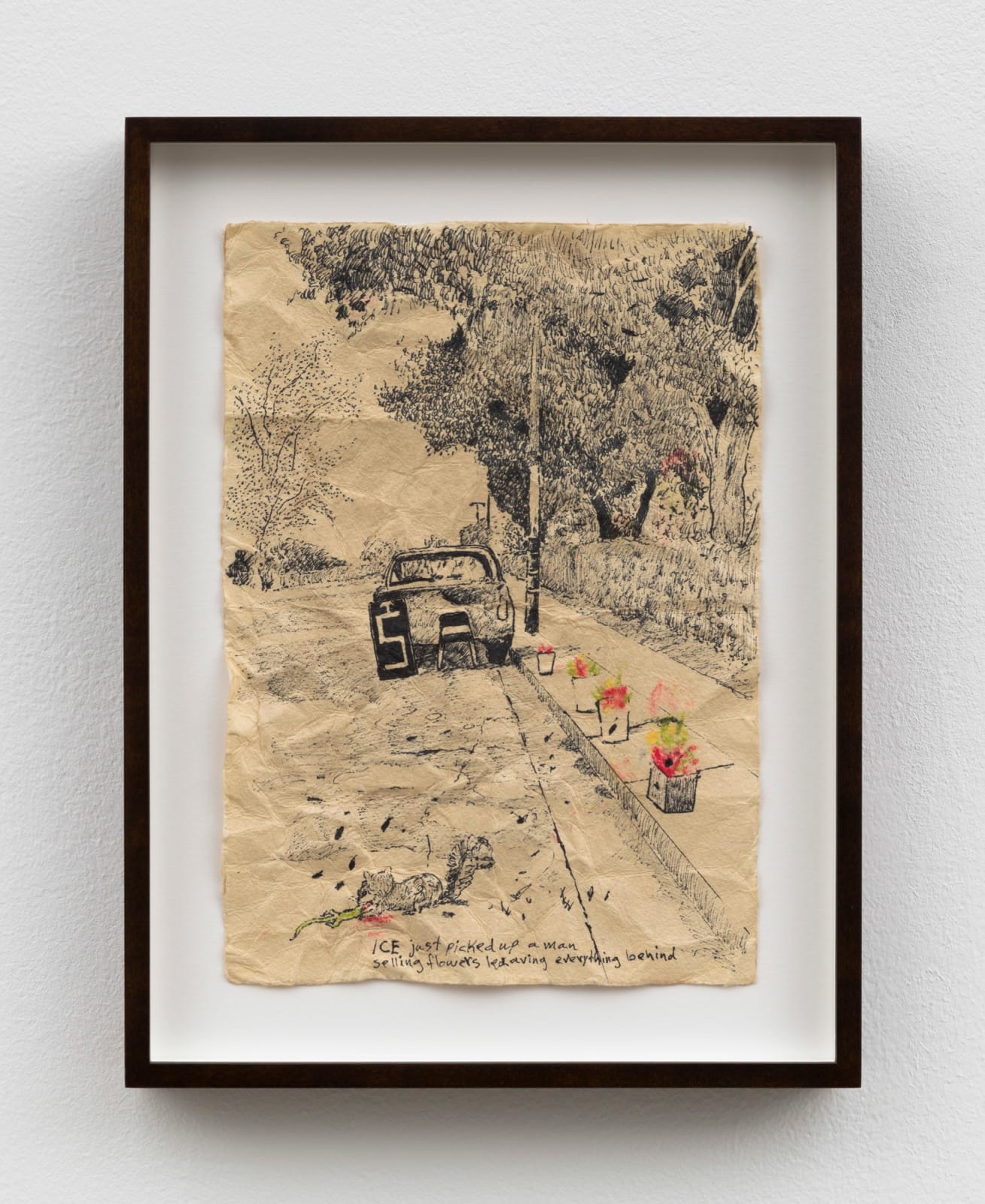 Ali Eyal, The flower seller in Los Angeles., 2025