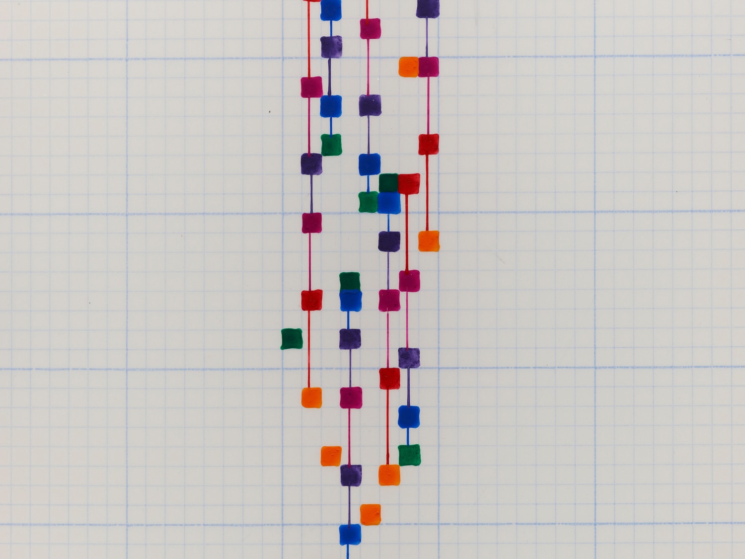Channa Horwitz, Sonakinatography “Error at 648", 1980
