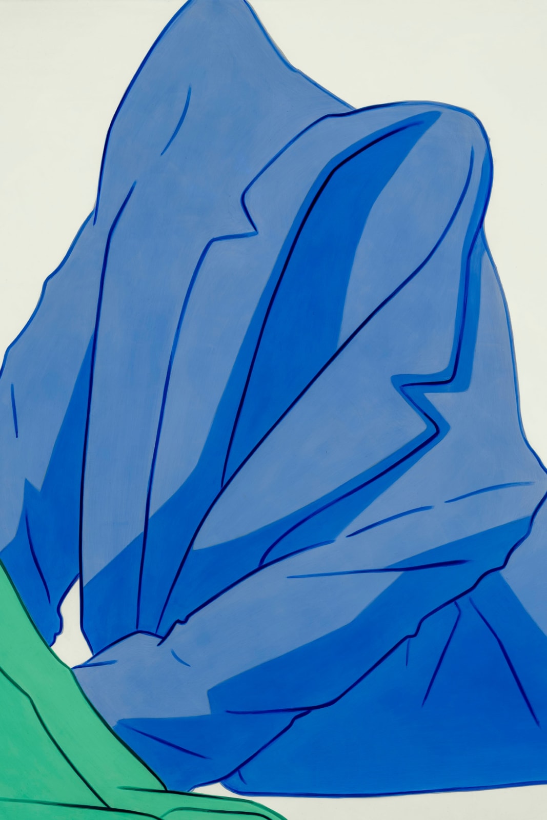 Ivy Haldeman, Two Suits, Elbows Lock, Lilt Right, Wrists Together (Compose Green, Ultramarine Blue), 2023