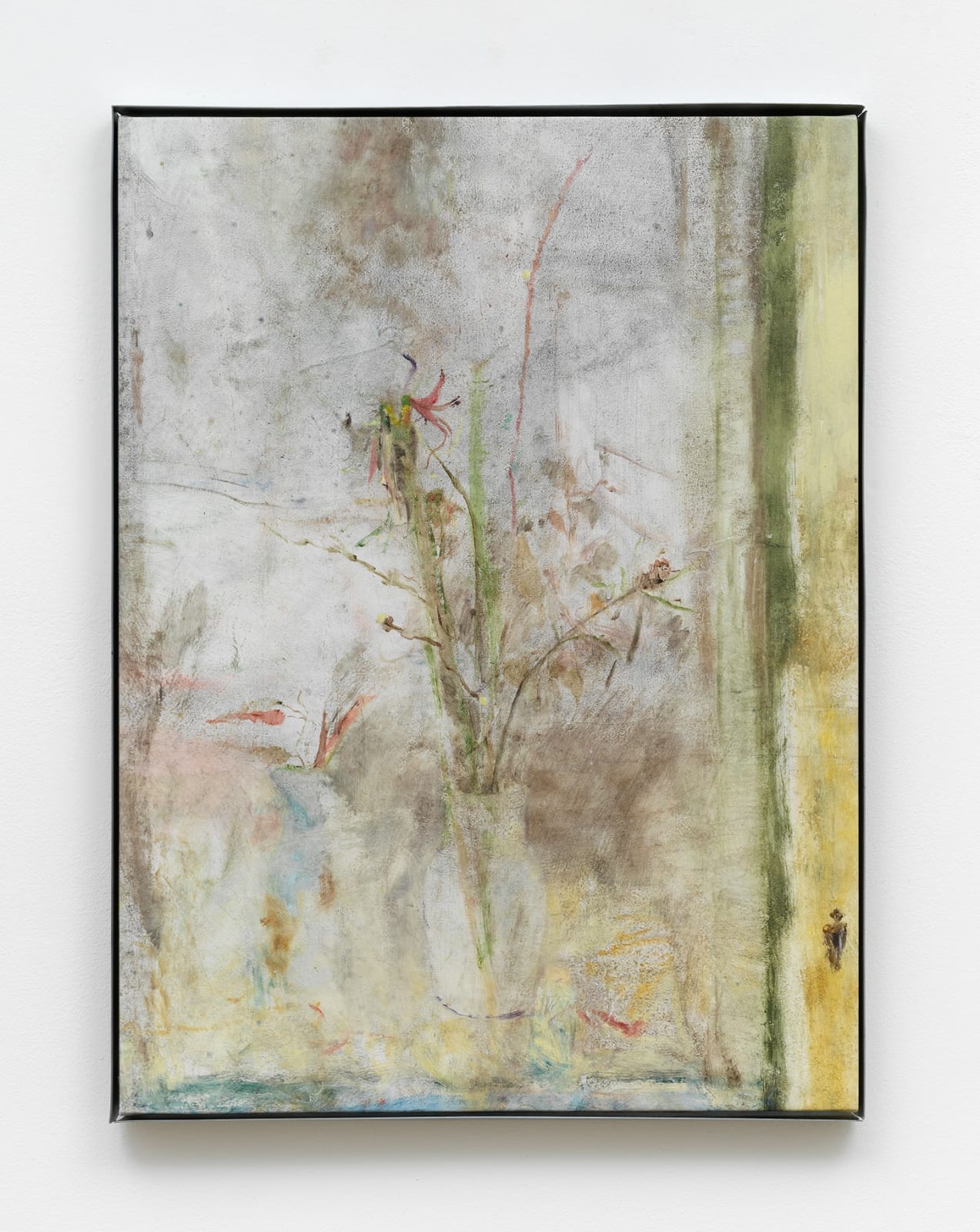 Willa Wasserman, Asters and other dead flowers in the mirror door, 2023