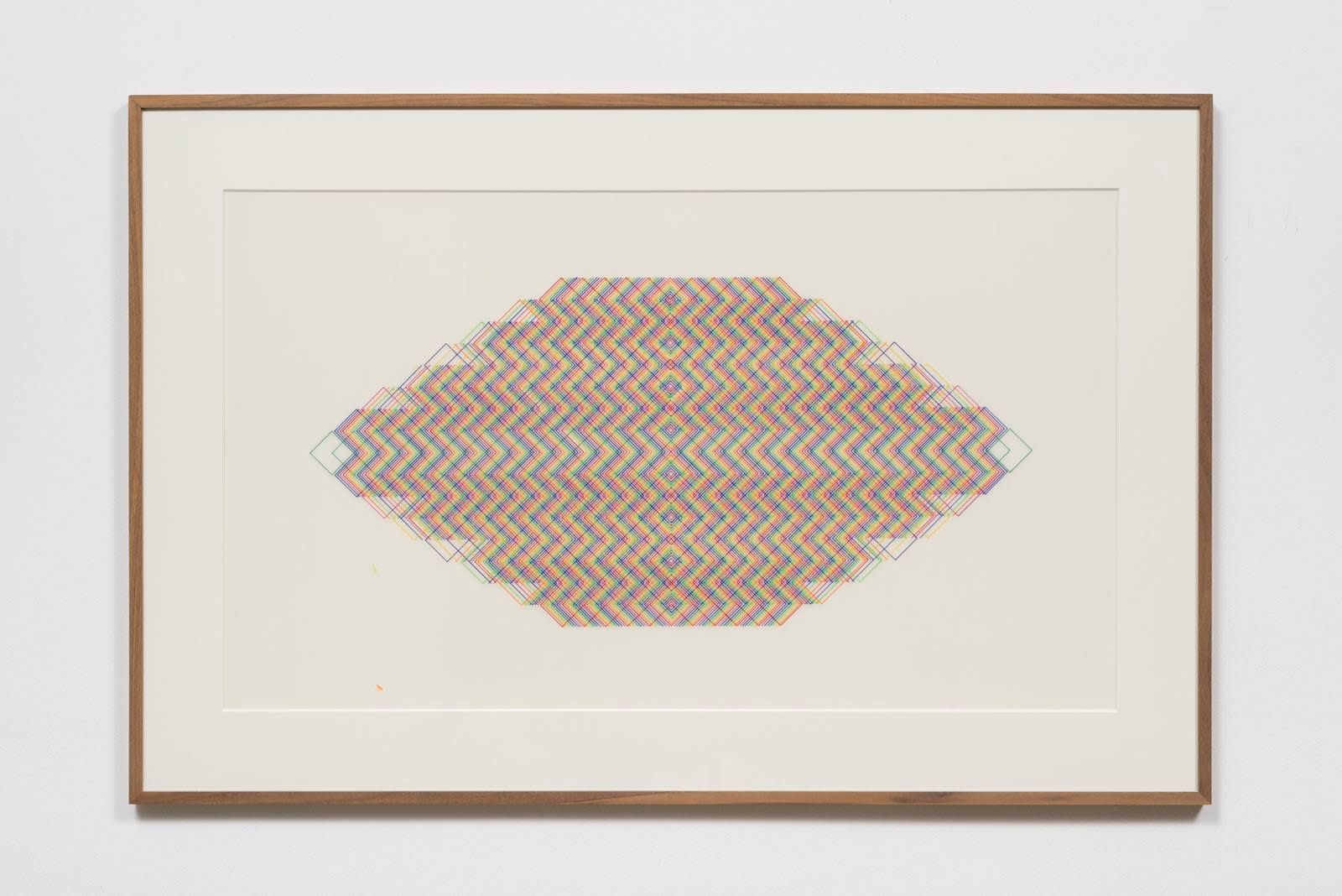 Channa Horwitz, Canon Series #10, MultiColor, 1982