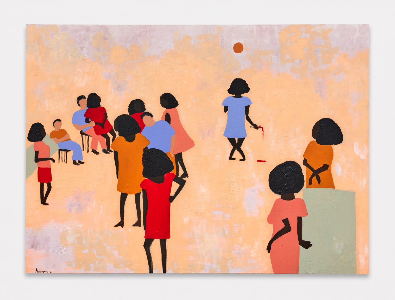 Cassi Namoda, Alas, a beautiful Maria lost in a vision, 2021