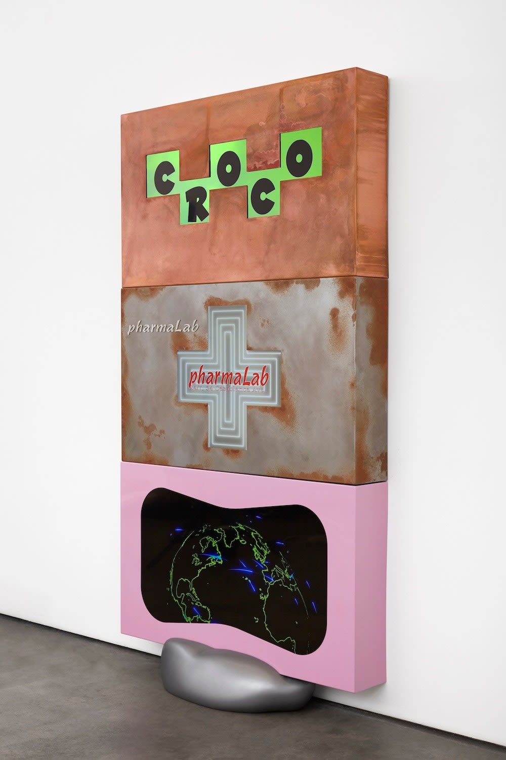 Meriem Bennani, Sidewalk Stream Column 2, 2021