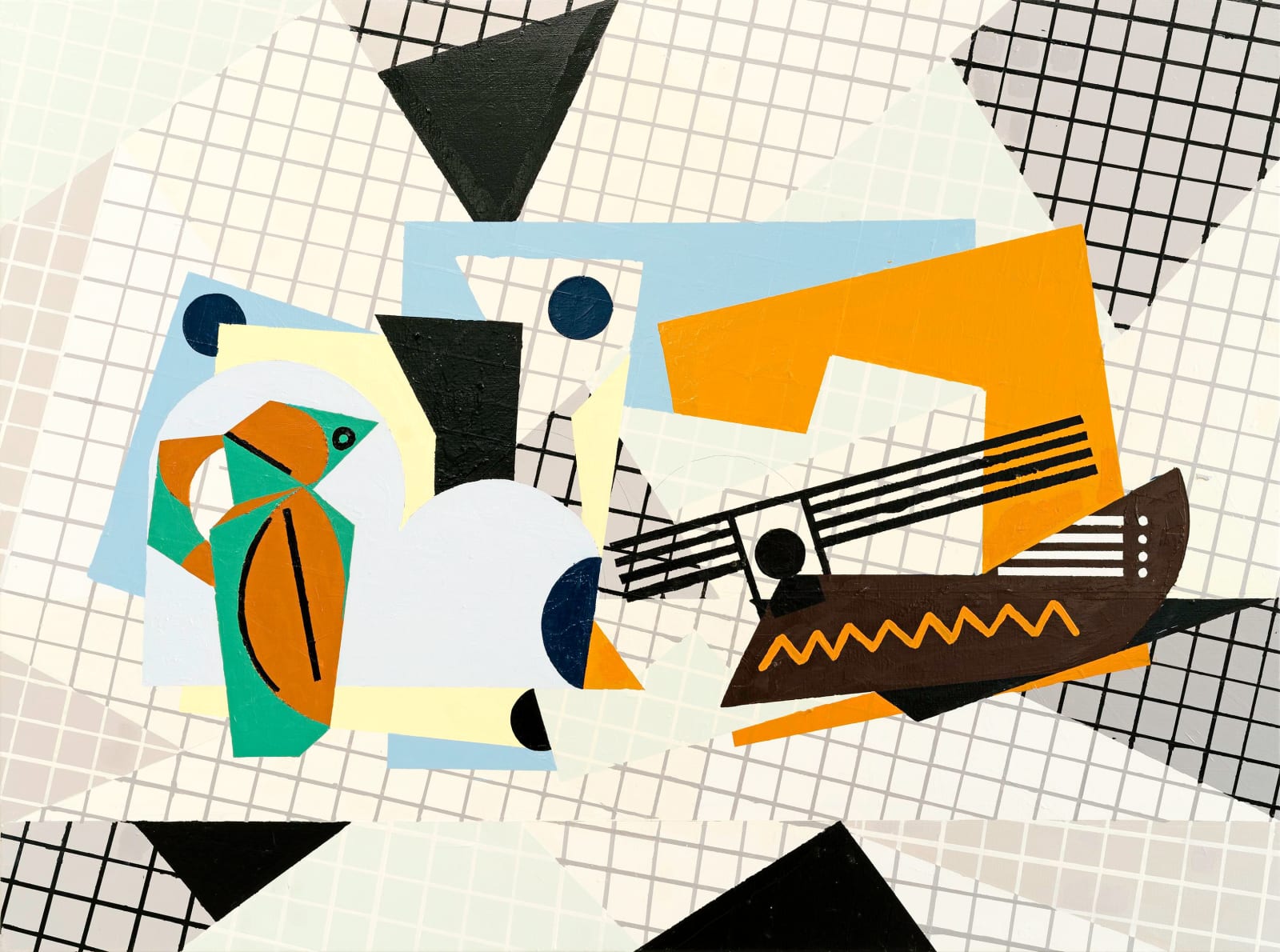 Farah Atassi, Still Life with Carafe, 2017