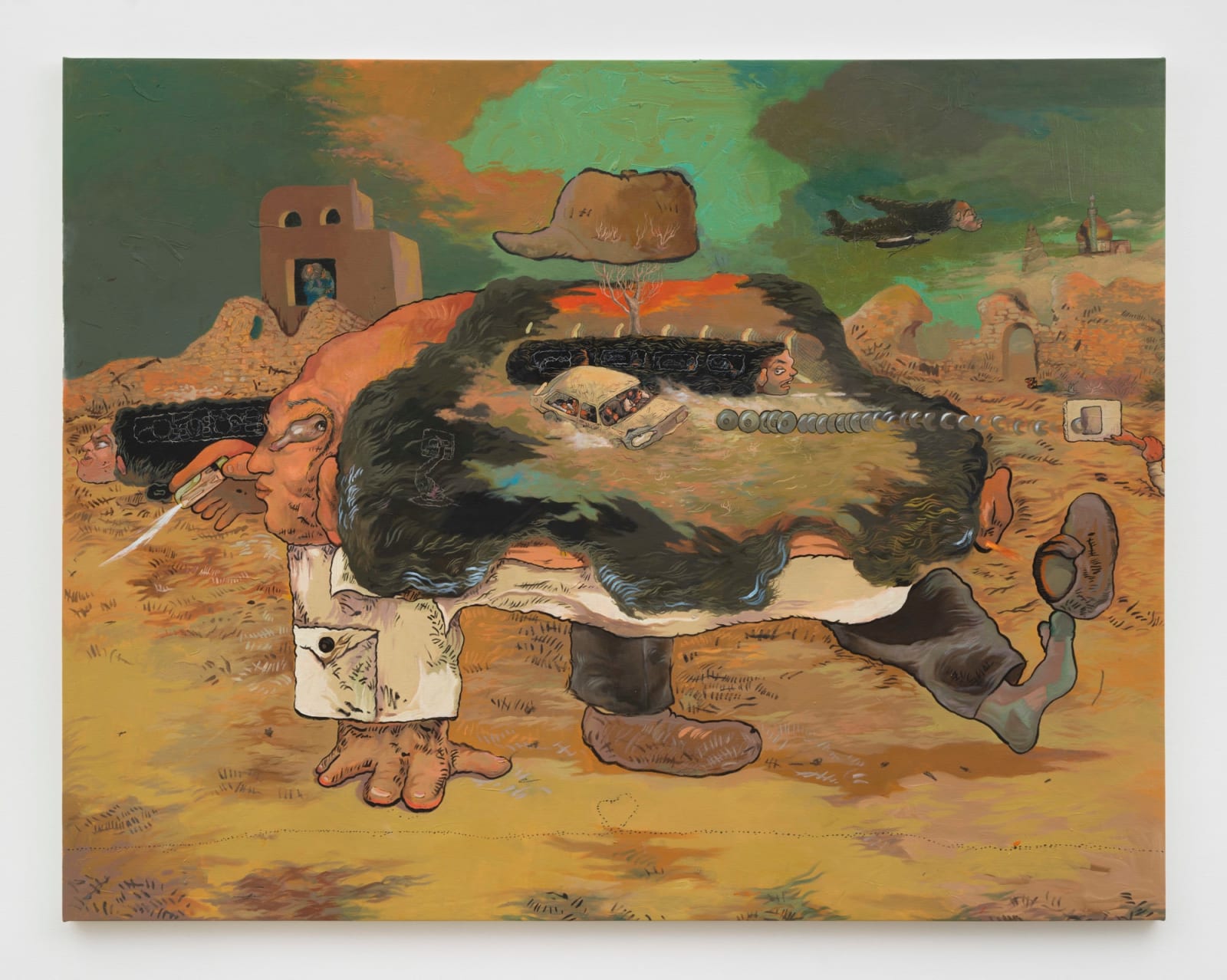 Ali Eyal, The road to an unknown hand, 2024