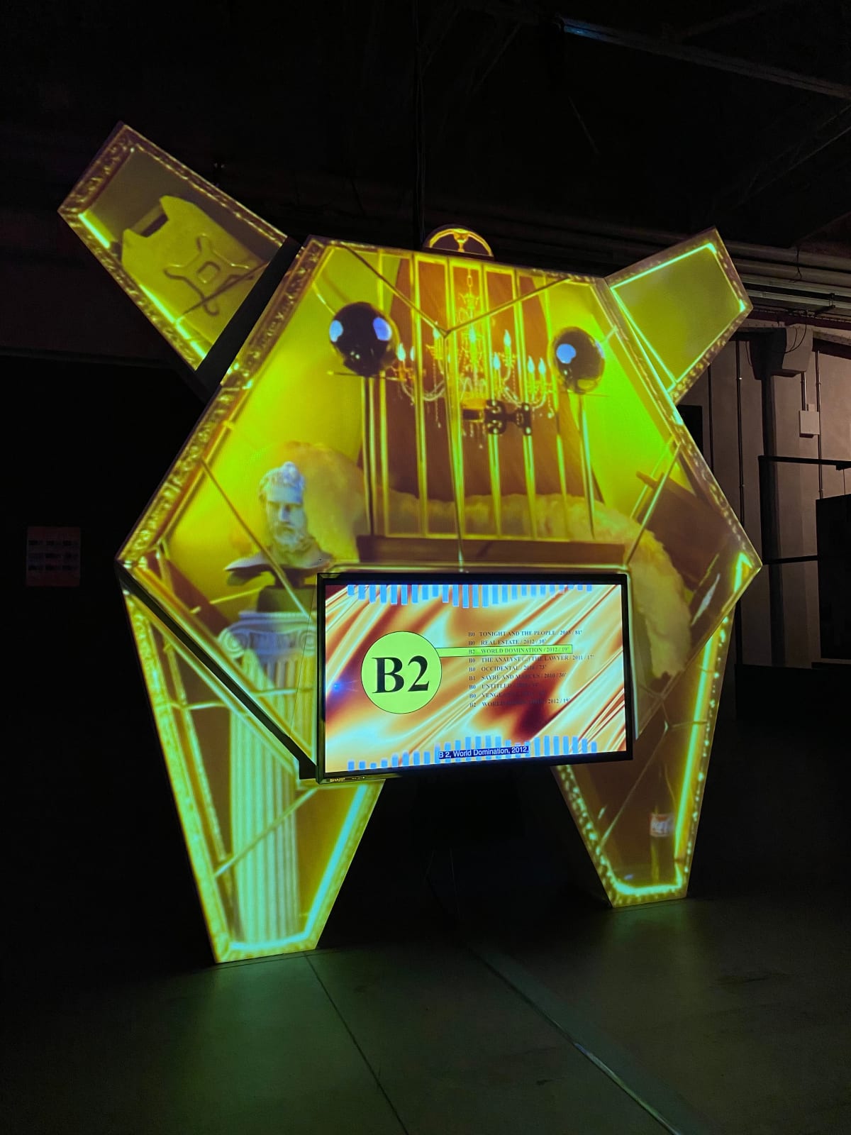 Neïl Beloufa, HOST B - trying to reach out to his audience, 2021