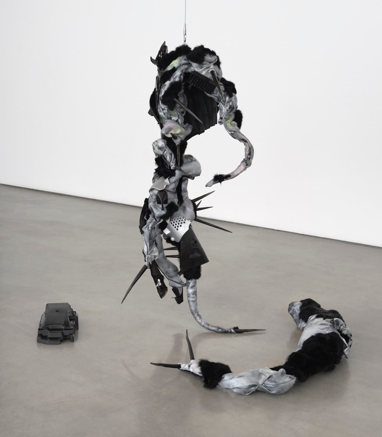 Ruben Ulises Rodriguez Montoya, Peter from Hereditary, and a being with translucent skin whose water from the Rio Grande passes through it (when the sun has just set and the water is hazy and mercurial as it ripples the fresh drift of a new night sky), 2022