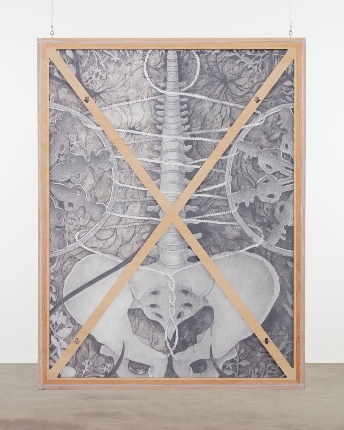 Cindy Ji Hye Kim, Crux Decussata: The Wailing, 2021