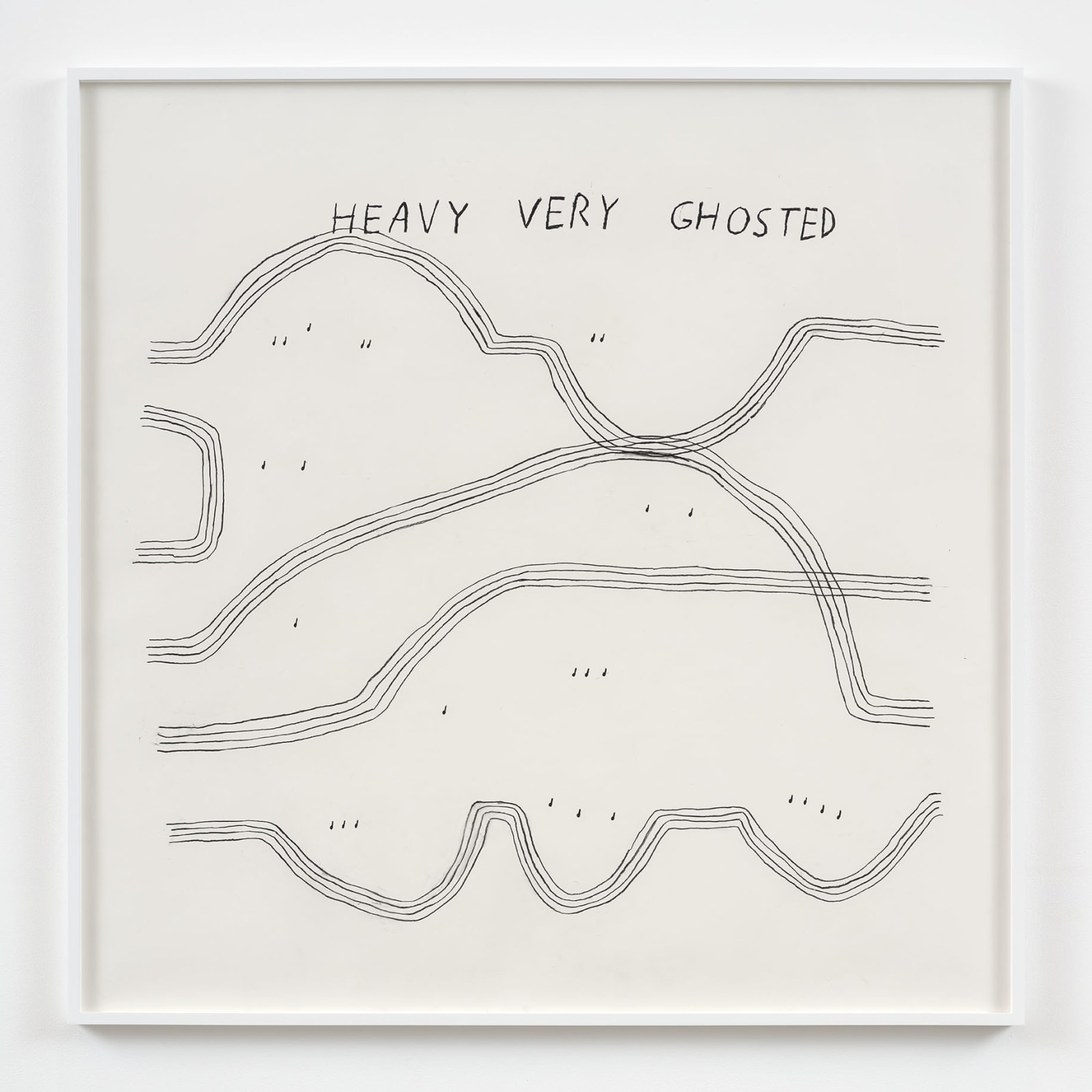Christine Sun Kim, Heavy Very Ghosted, 2024