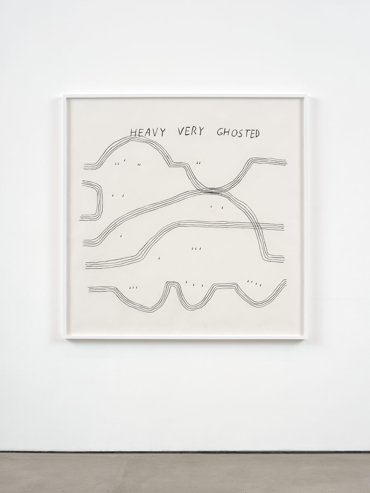 Christine Sun Kim, Heavy Very Ghosted, 2024