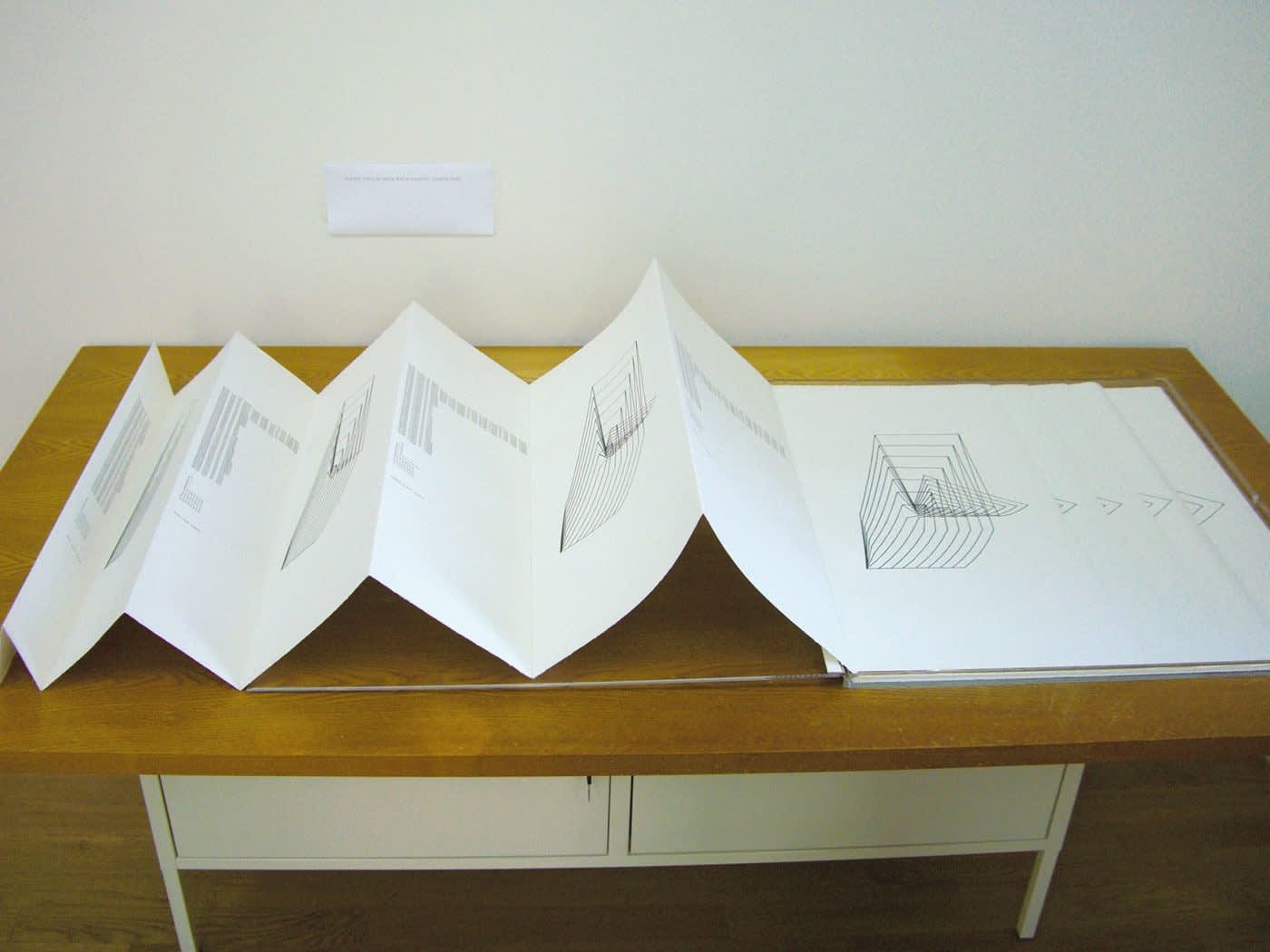 Channa Horwitz, Book “8” “Suite 8” “Eight”, 1979