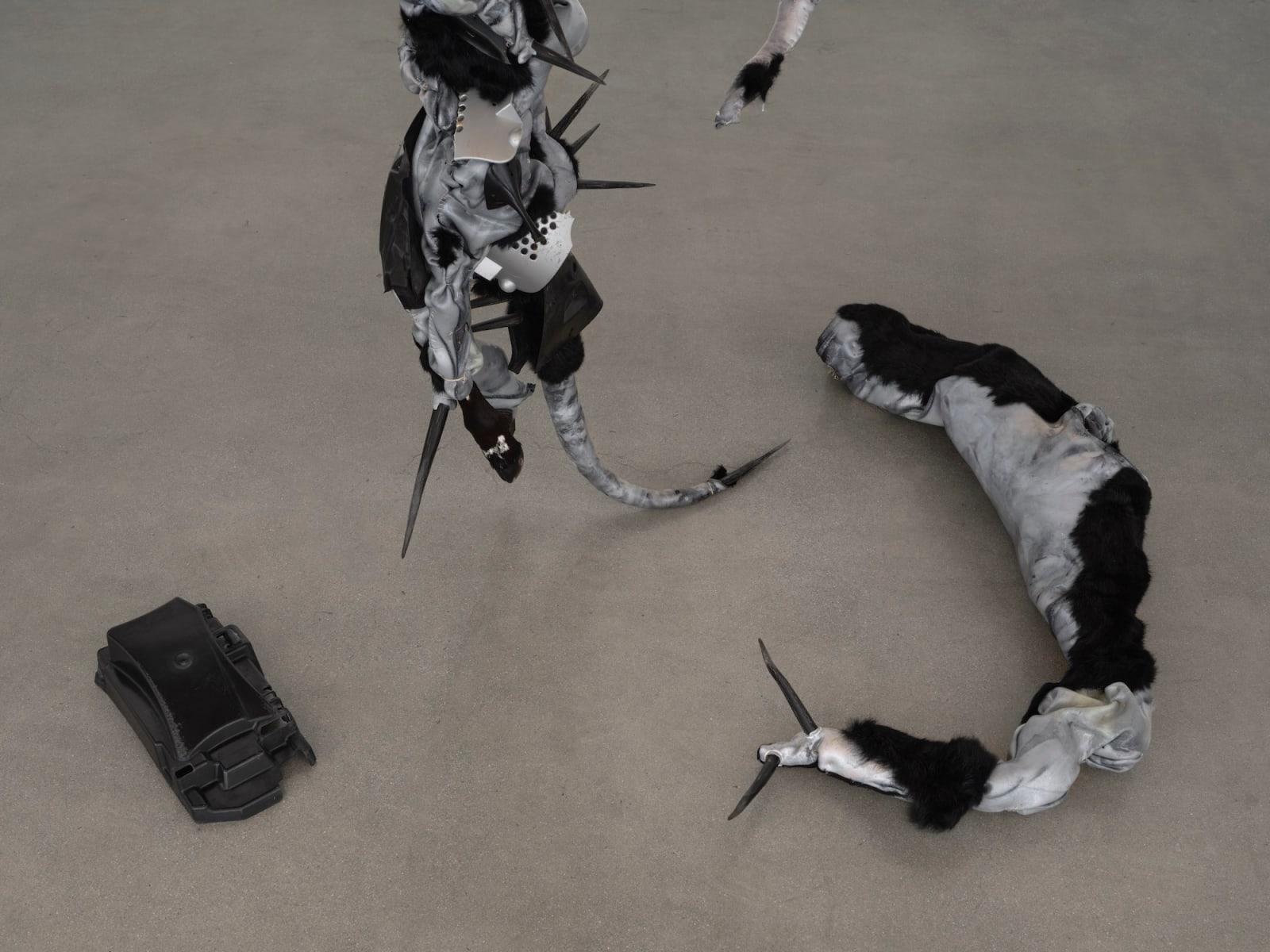 Ruben Ulises Rodriguez Montoya, Peter from Hereditary, and a being with translucent skin whose water from the Rio Grande passes through it (when the sun has just set and the water is hazy and mercurial as it ripples the fresh drift of a new night sky), 2022