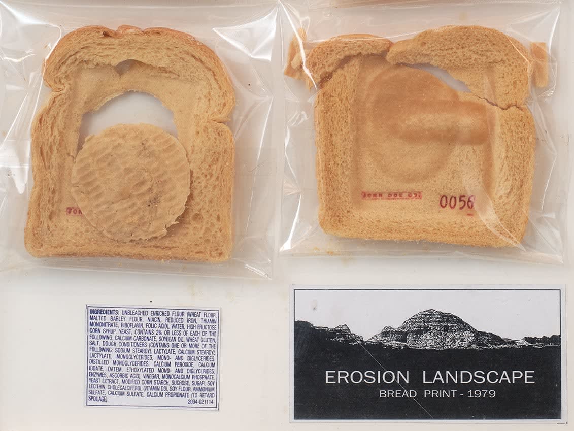 Carl Cheng, Erosion Landscape Bread Print. Bread Print No. 3112024, 1979