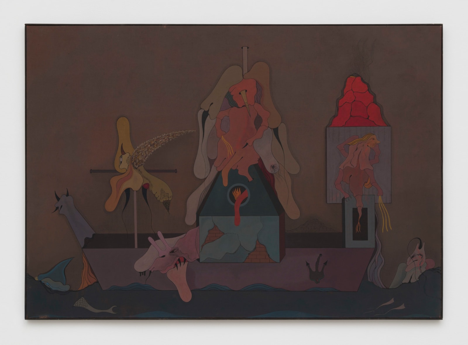 Jorge Camacho, La nef du fou, 1973