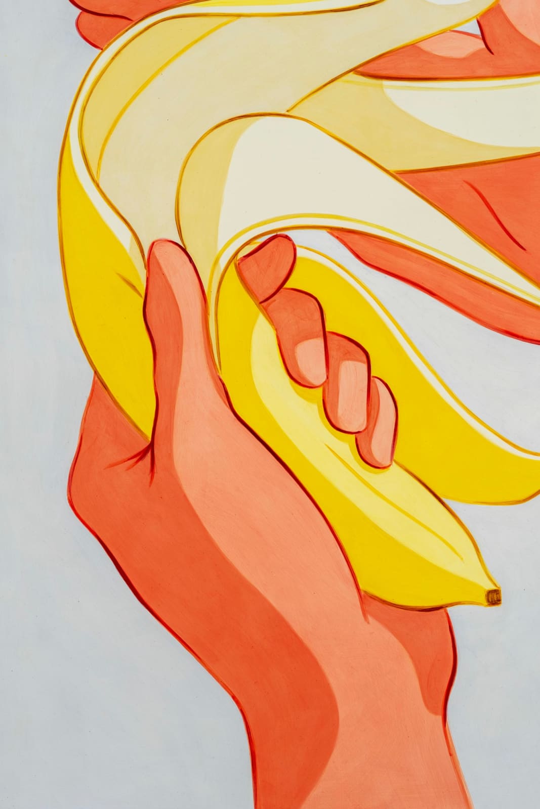 Ivy Haldeman, Hand Hold, Thumb Splits Peel, Hand Covers, Peels Flail, 2023