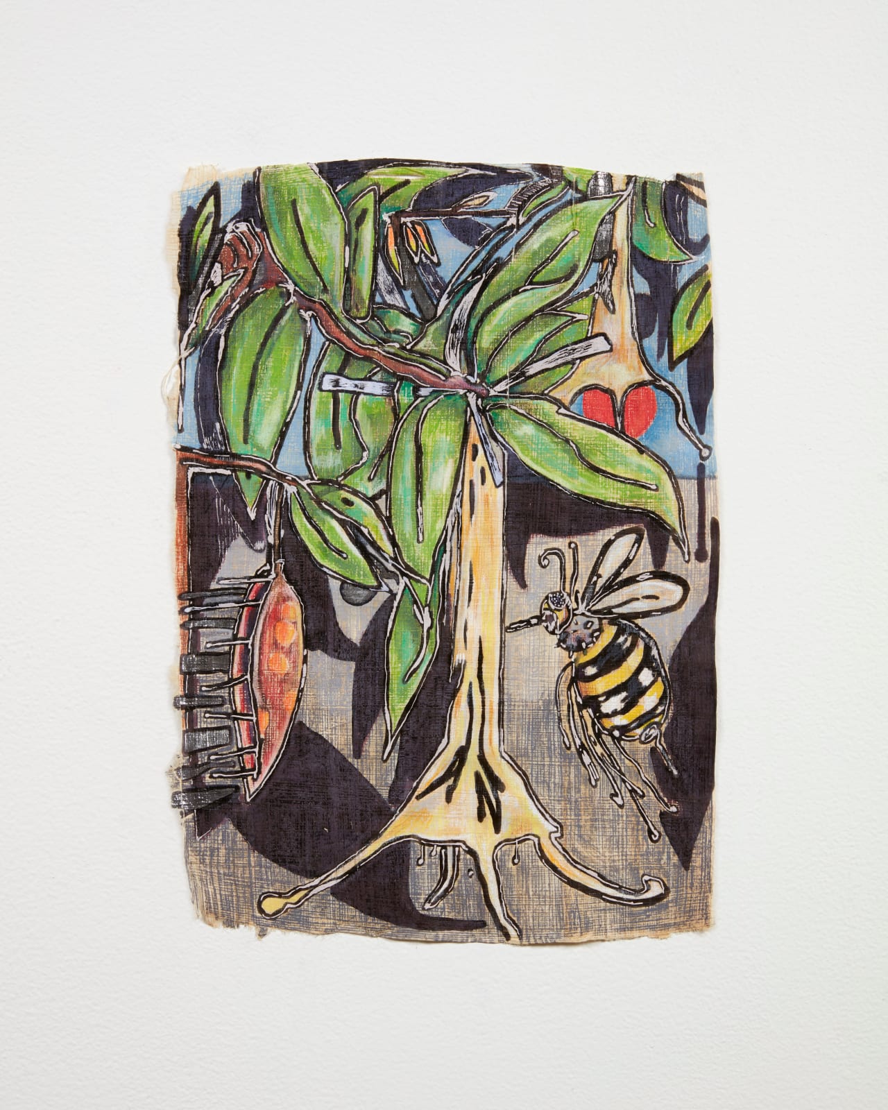 Sharif Farrag, Signal Hill Datura with Bee, 2020