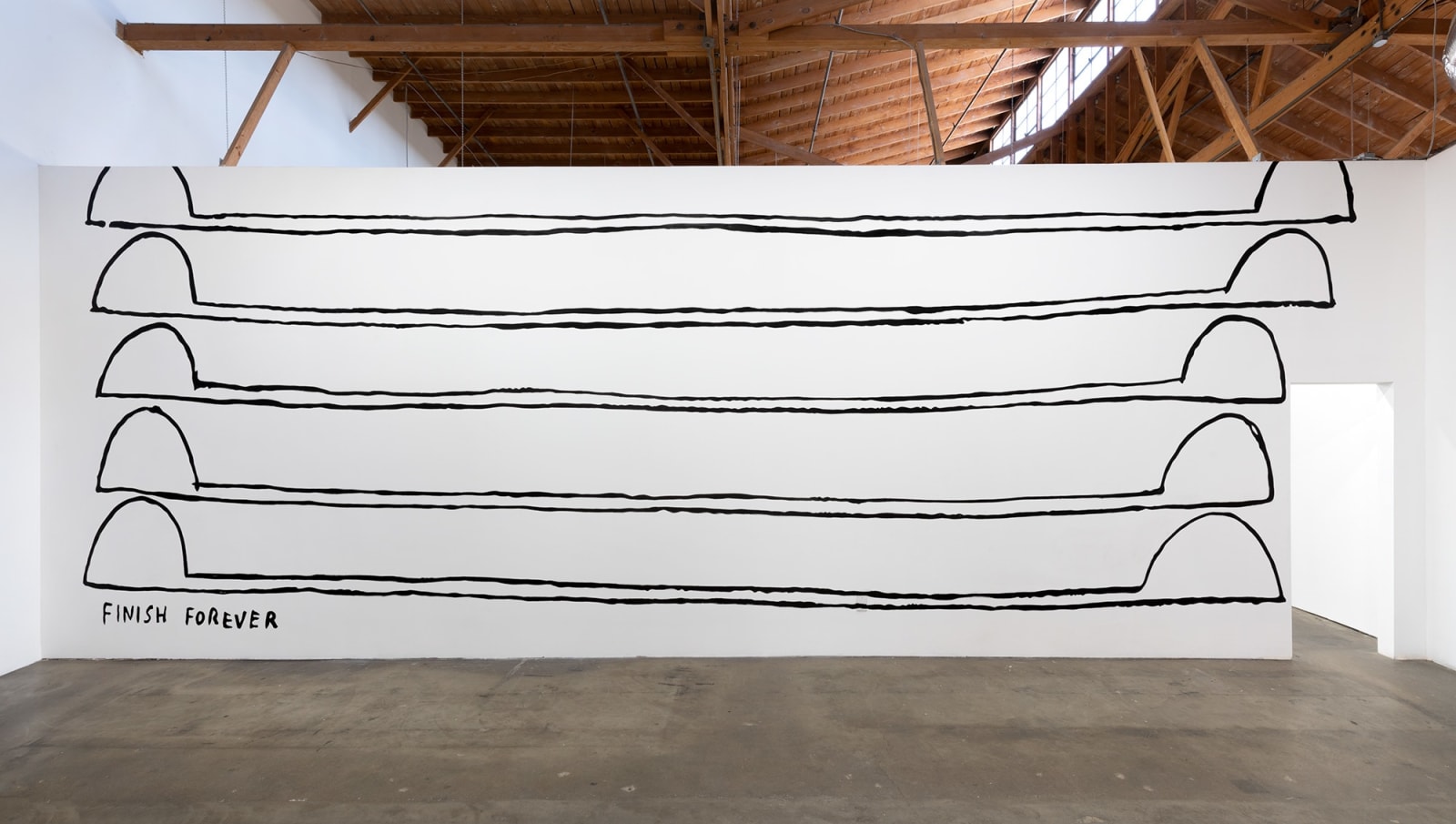 Christine Sun Kim, Finish Forever, 2018