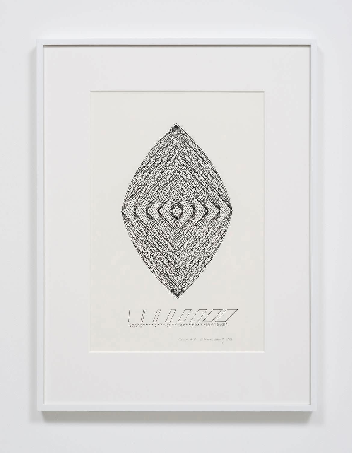 Channa Horwitz, Canon #8, 1983