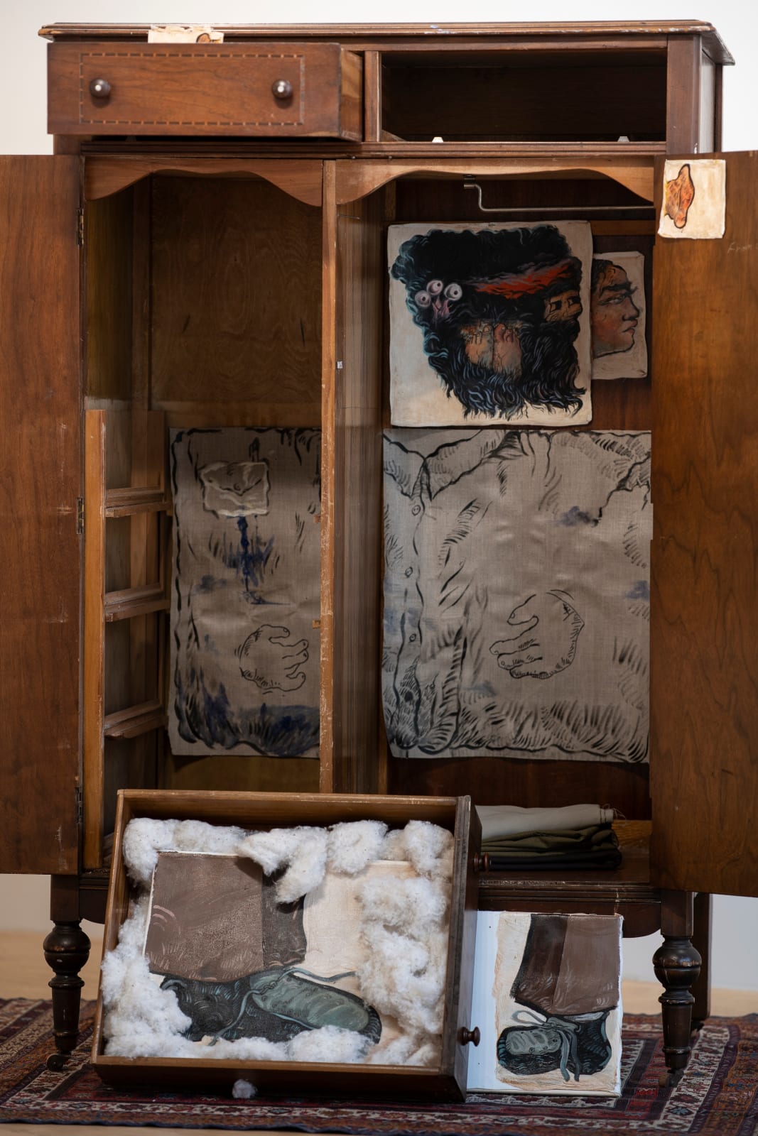 Ali Eyal, The blue ink pocket, and, 2022