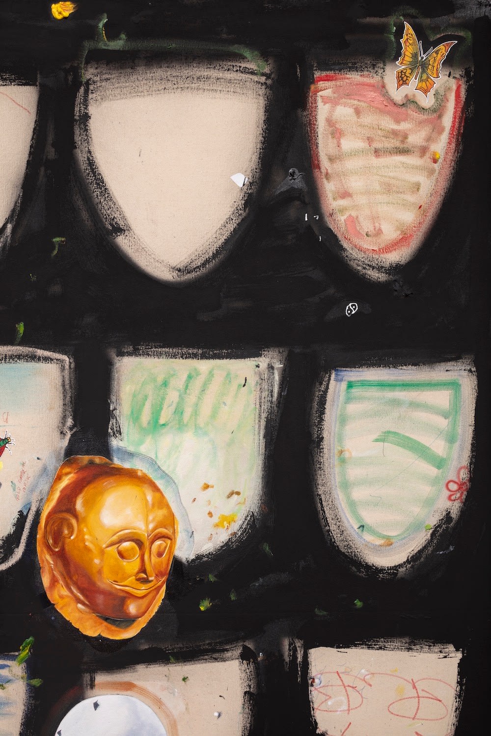 Paulo Nimer Pjota, yin yang (caveira), 2022