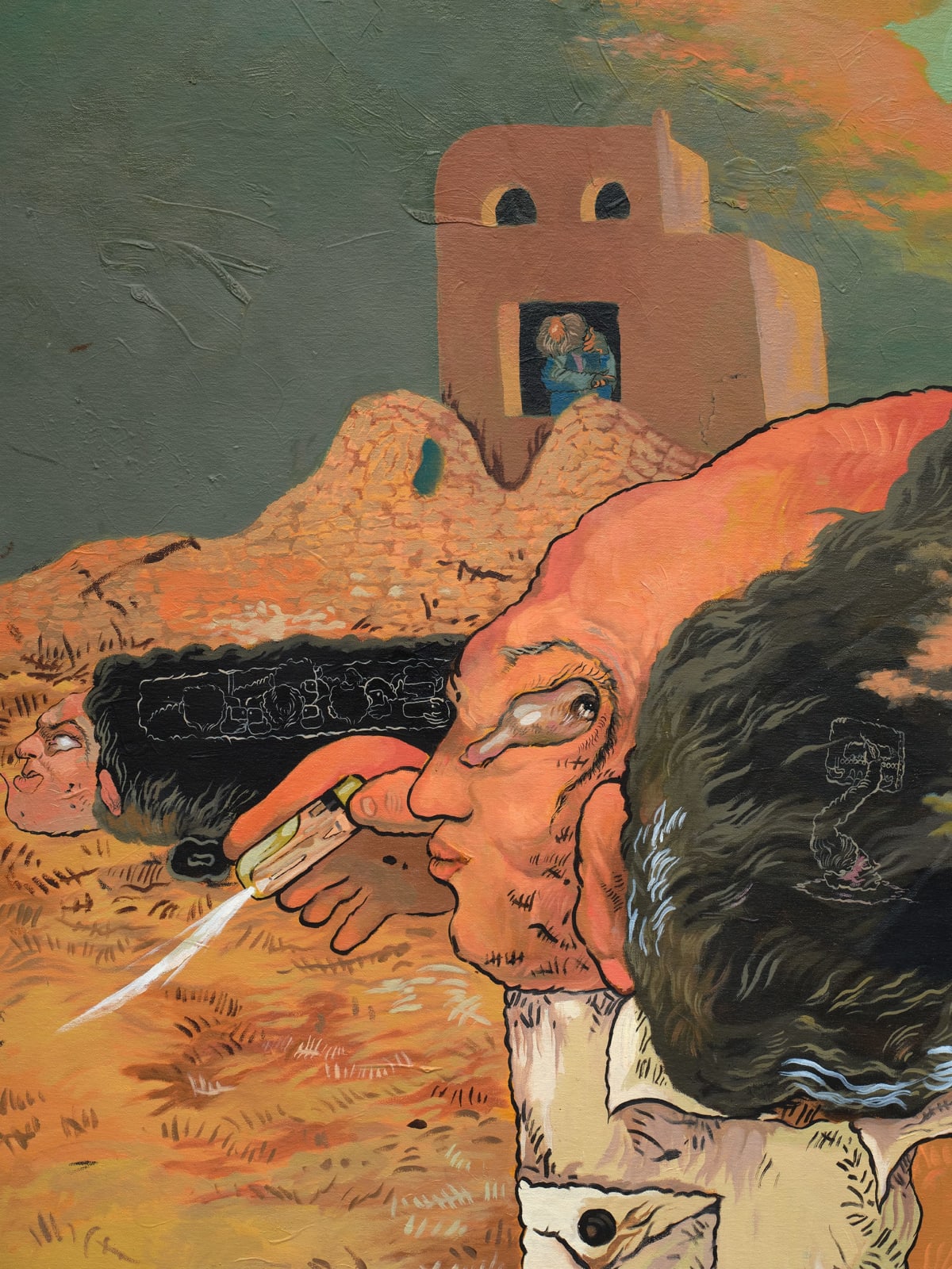 Ali Eyal, The road to an unknown hand, 2024