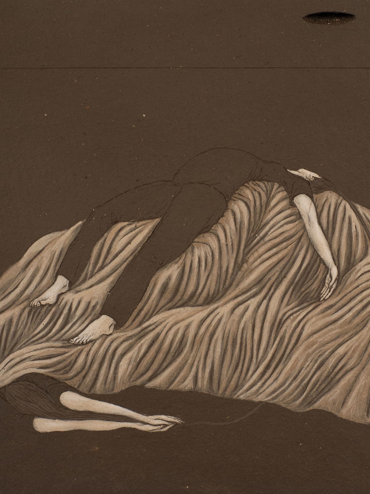 Roksana Pirouzmand, under a sheet of mountains, 2024