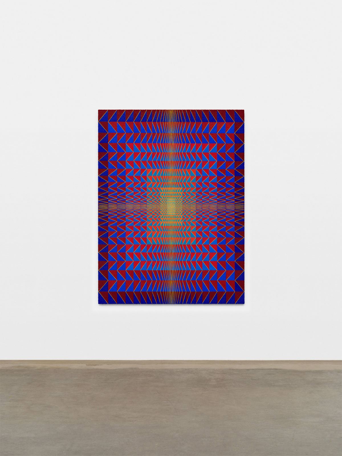 Brooklin A. Soumahoro, Window, Red/Ble.1.24, 2024