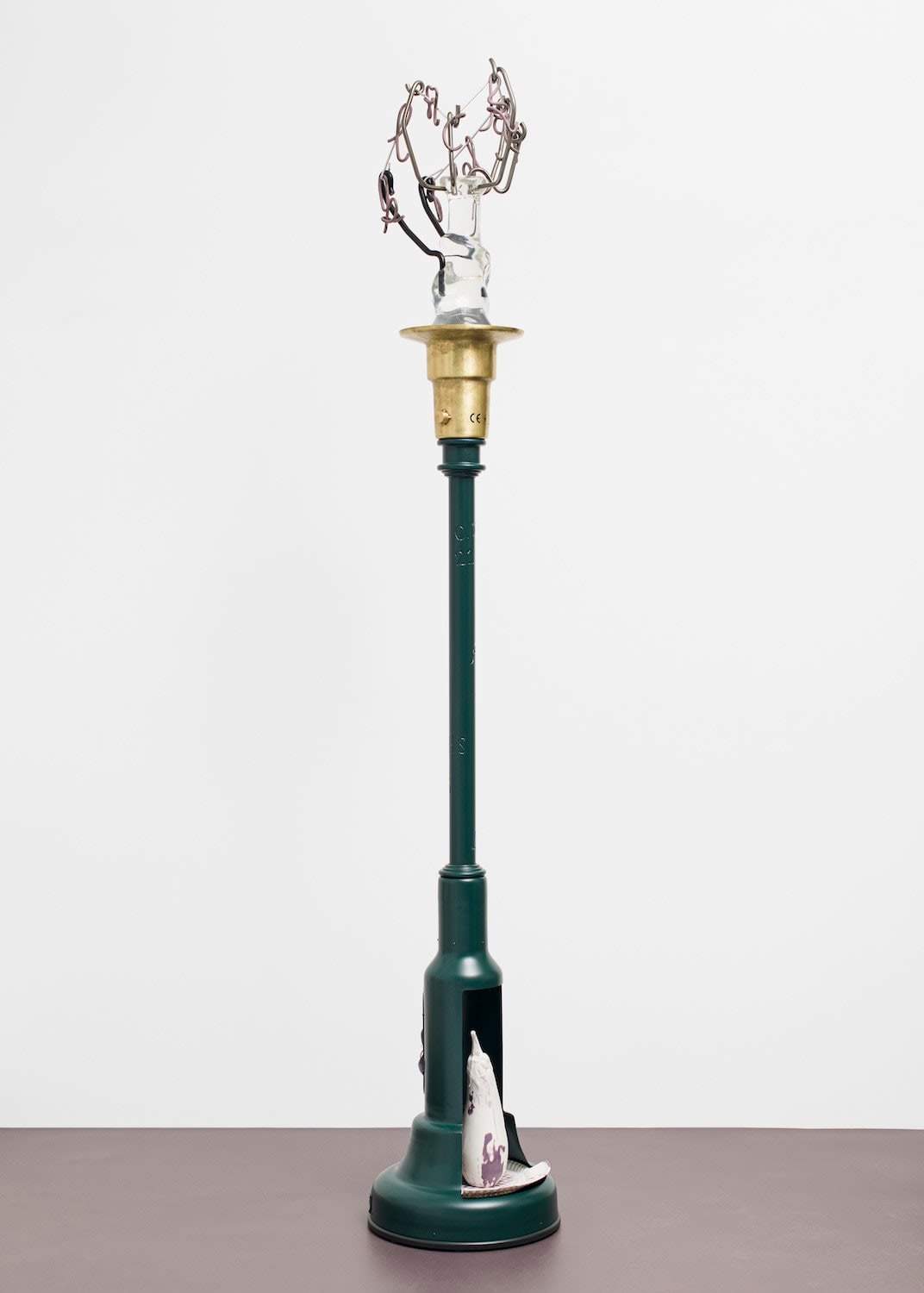 Magali Reus, Candlesticks (Blacklight Tamatar) (Aubergine), 2022