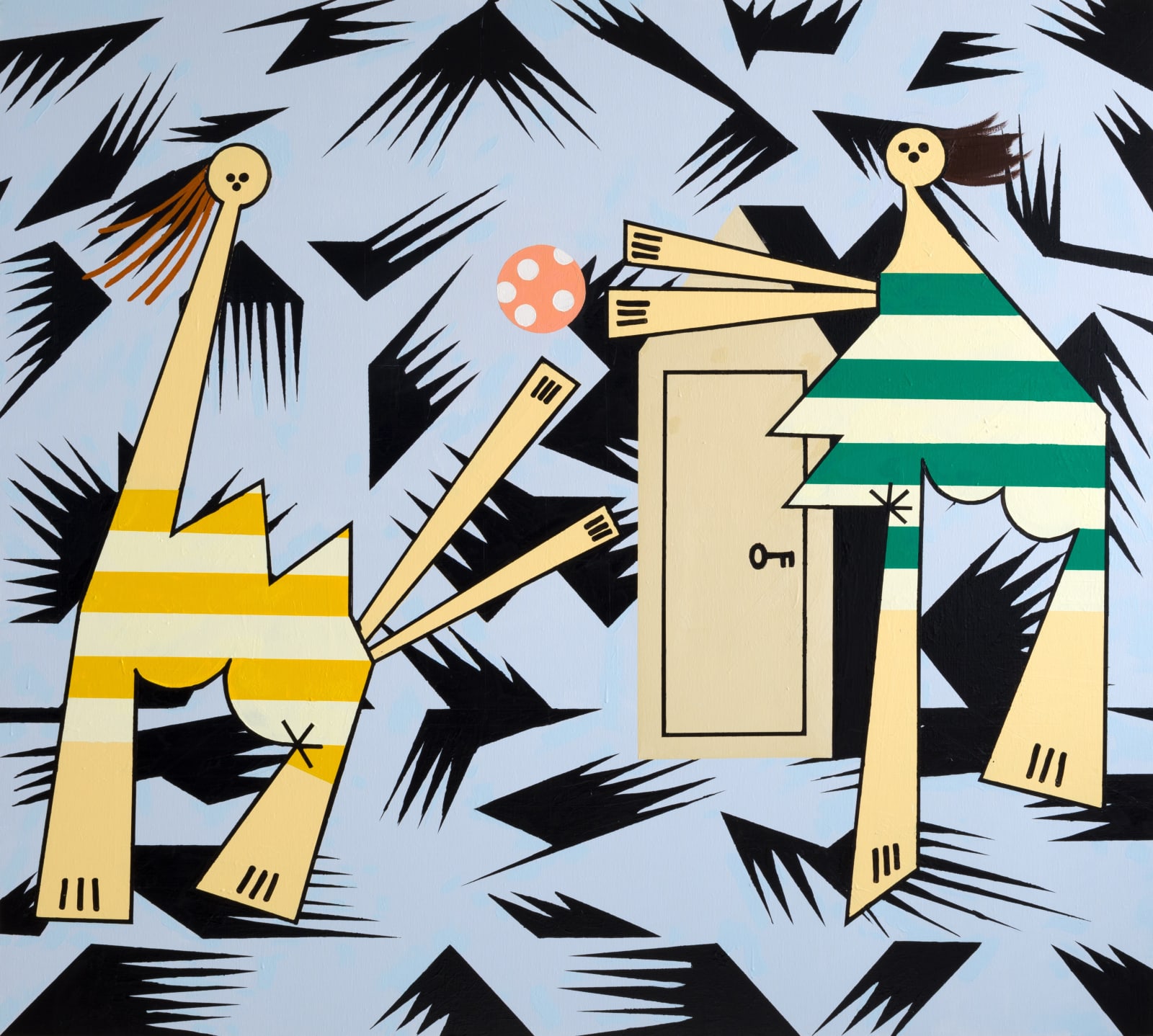 Farah Atassi, The Game 2, 2019