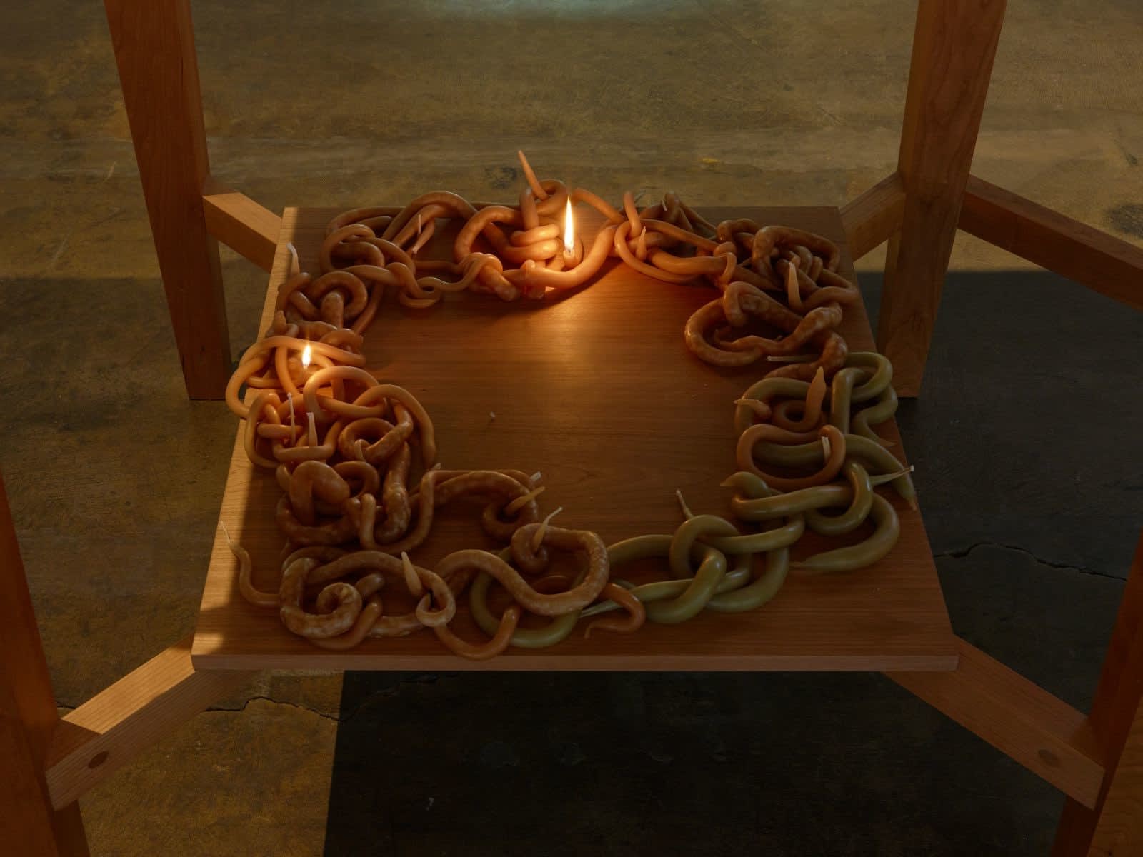 Kelly Akashi, Activity Table, 2016