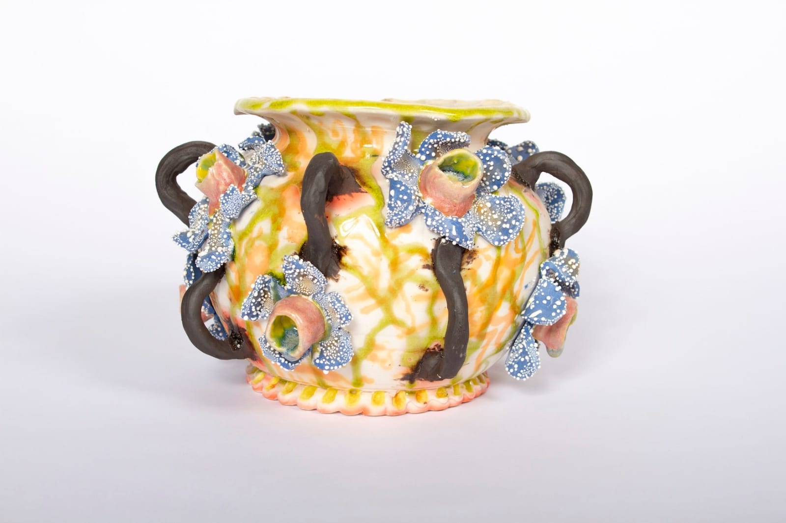 Sharif Farrag, Garden Jar (Blue Dog's World), 2019