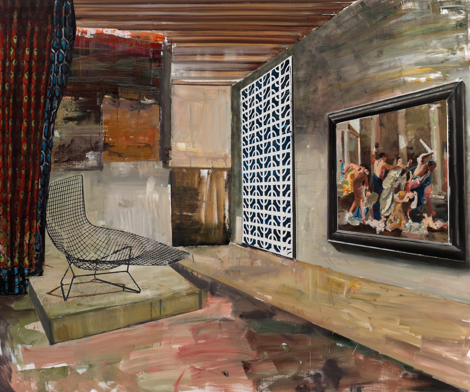 Marius Bercea, Bertoia and Poussin, 2024