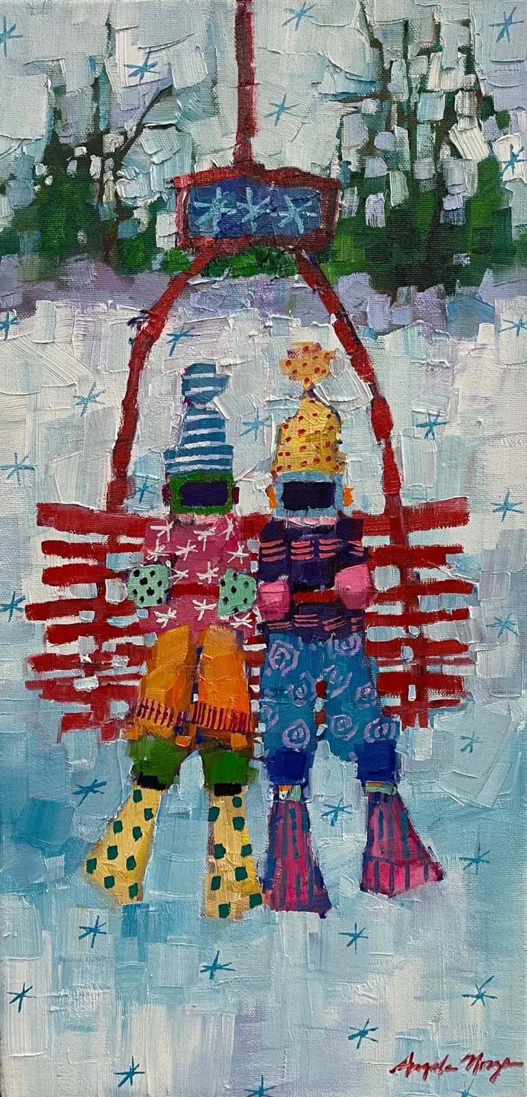 Angela Morgan, Study: only way down