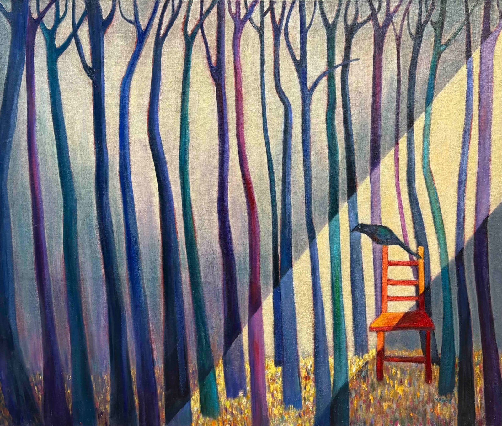 Audrey Mabee, Red Chair