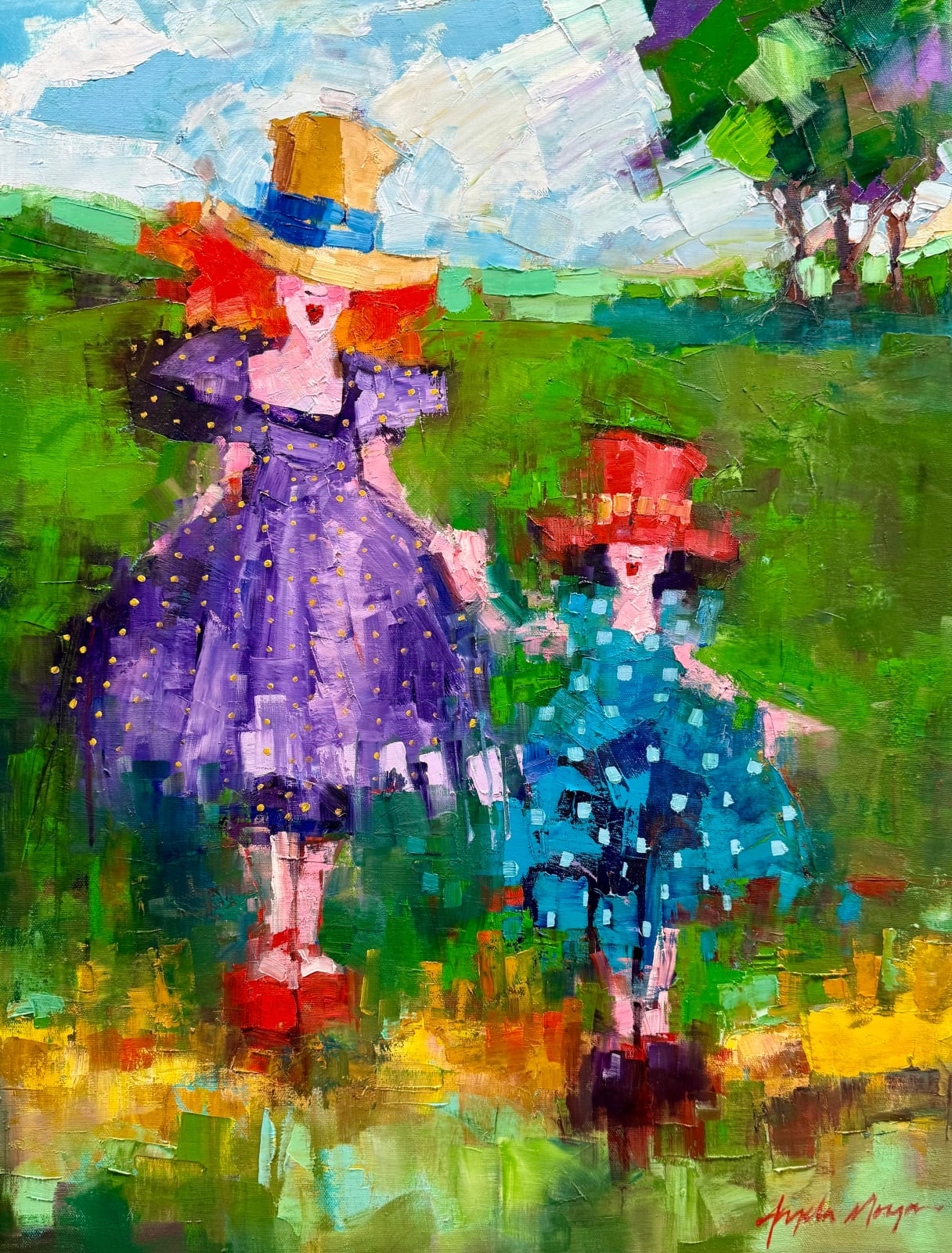 Angela Morgan, field day