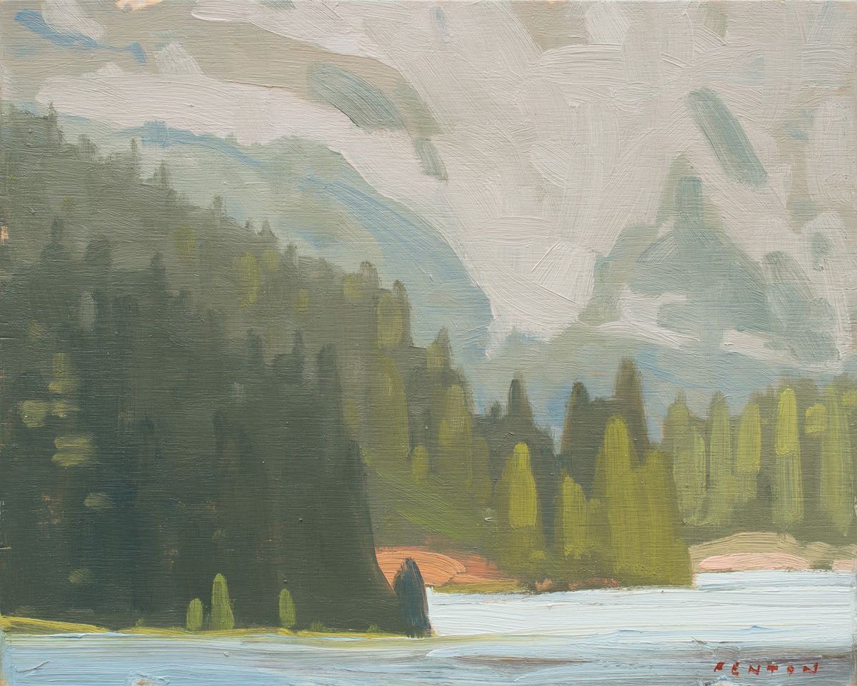 Mitchell Fenton, Two Jack Lake Evening
