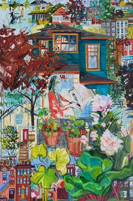 Jill Thomson, Interlude - Urban Bicycle Garden series