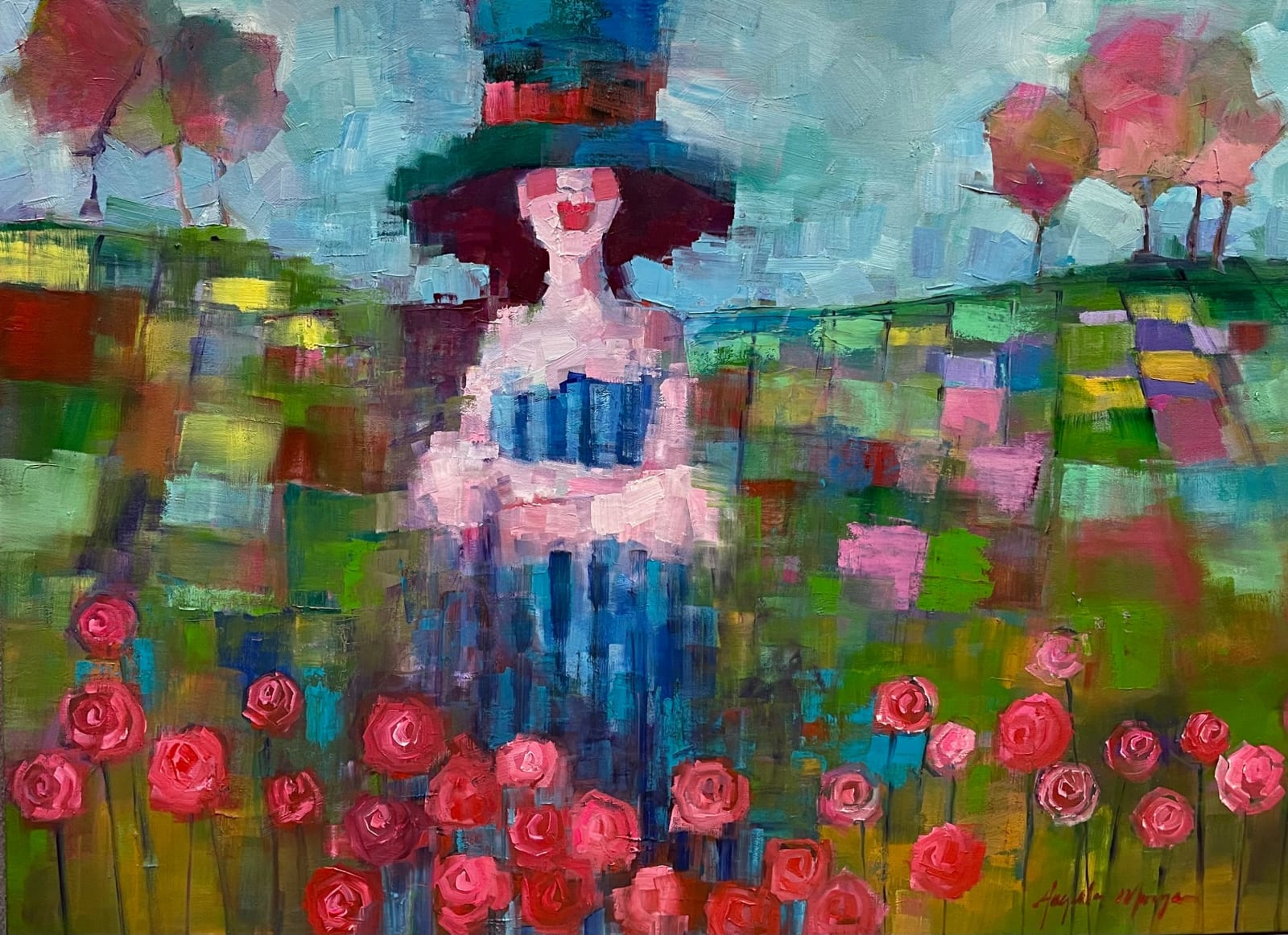 Angela Morgan, standing tall