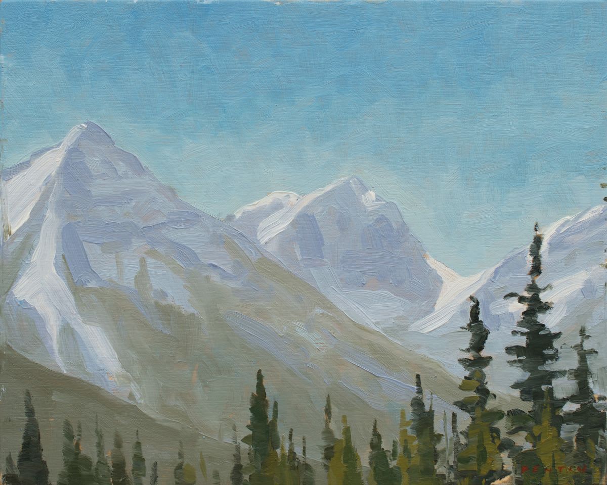 Mitchell Fenton, Continental Divide from Hwy-93