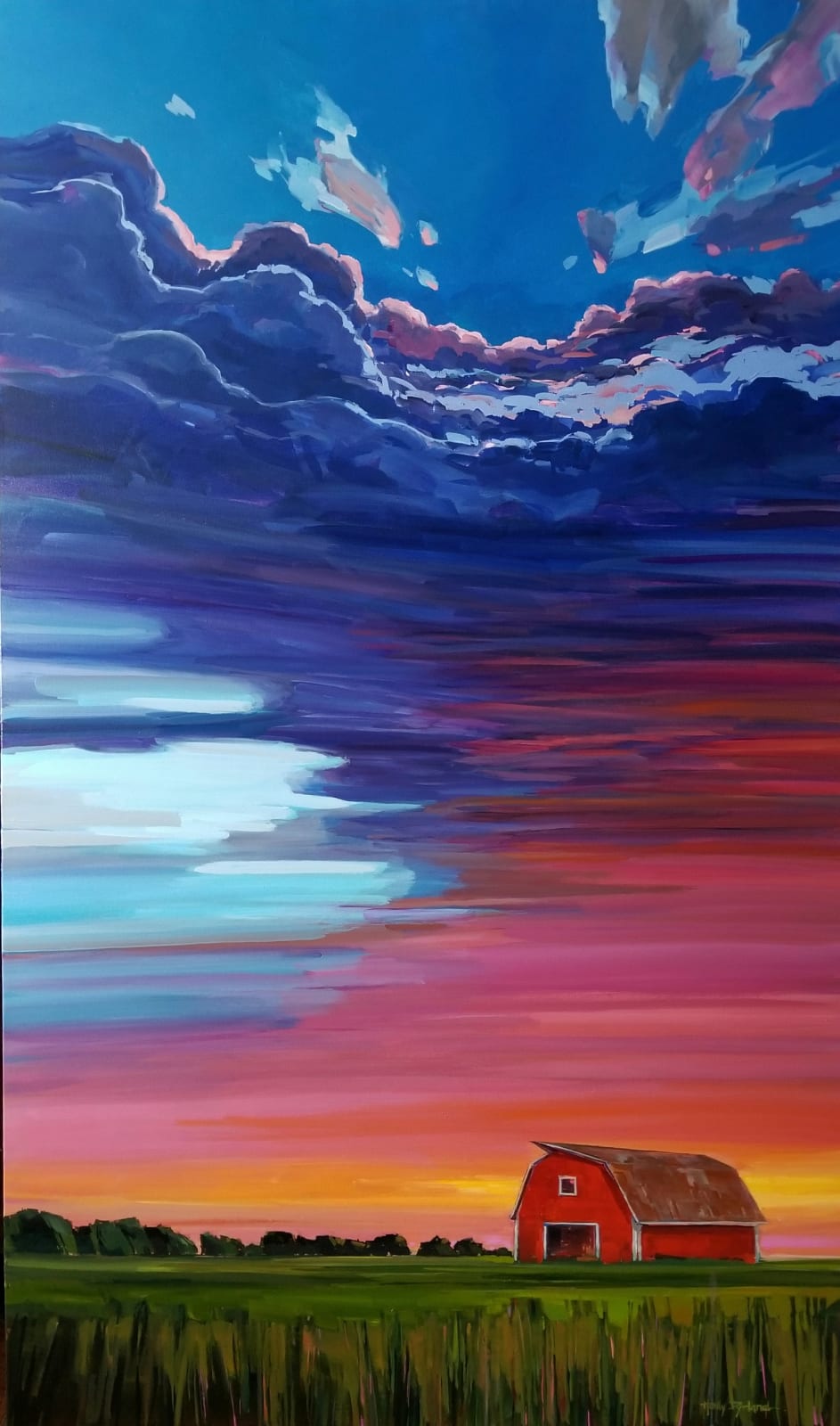 Holly Dyrland, Sitting under the Sunset