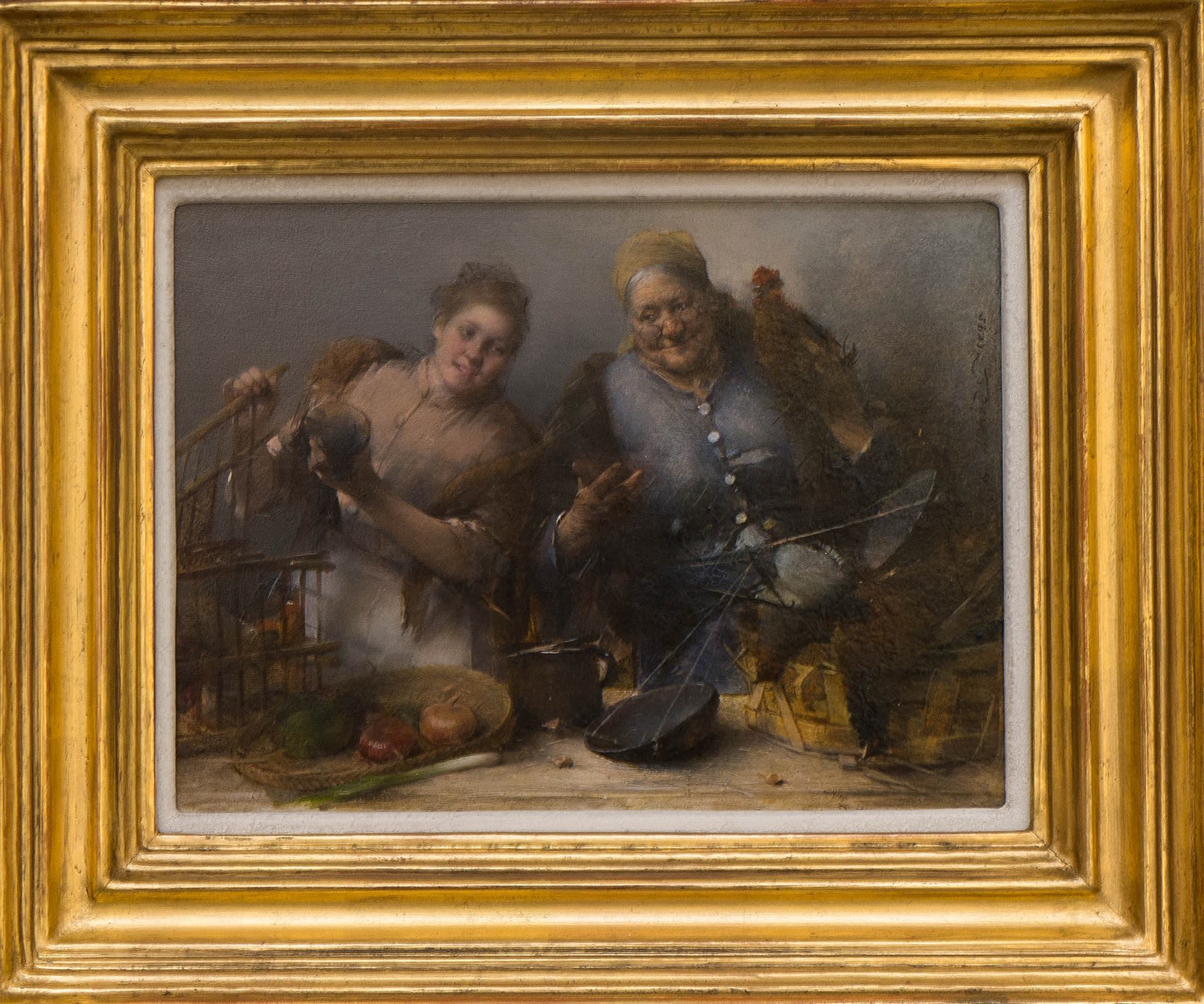 Carl Freiherr von Merode, Wiener Geflügelhändlerinnen, 1895