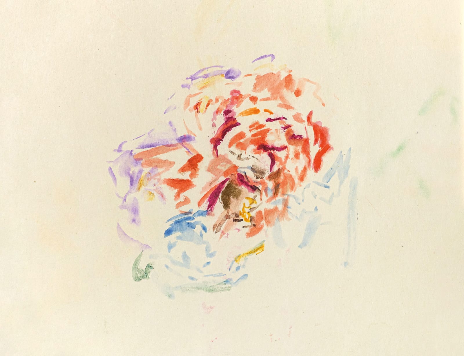 Oskar Kokoschka, Tigerlilien, 1953