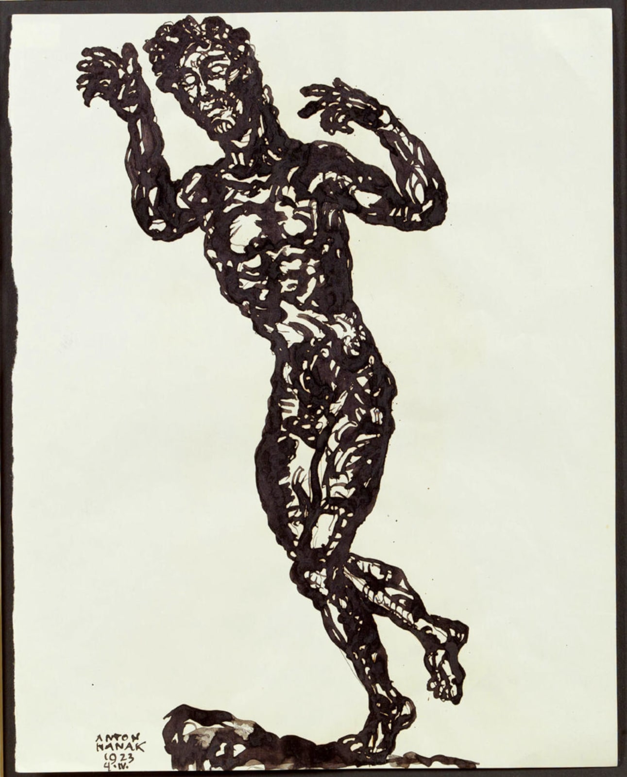 Anton Hanak, Selbstdarstellung als Fanatiker