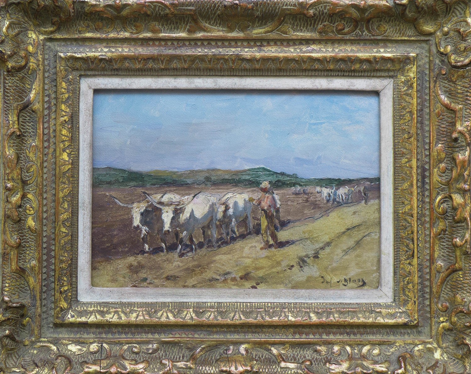 Julius von Blaas, Ochsenherde