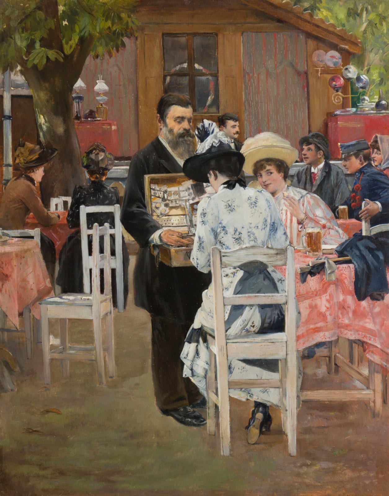 Felician Myrbach (von Rheinfeld), Der Knopfverkäufer, um 1895