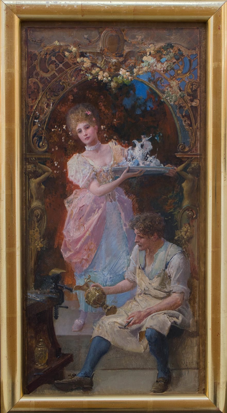 Eduard Veith, Die angewandte Kunst, um 1895