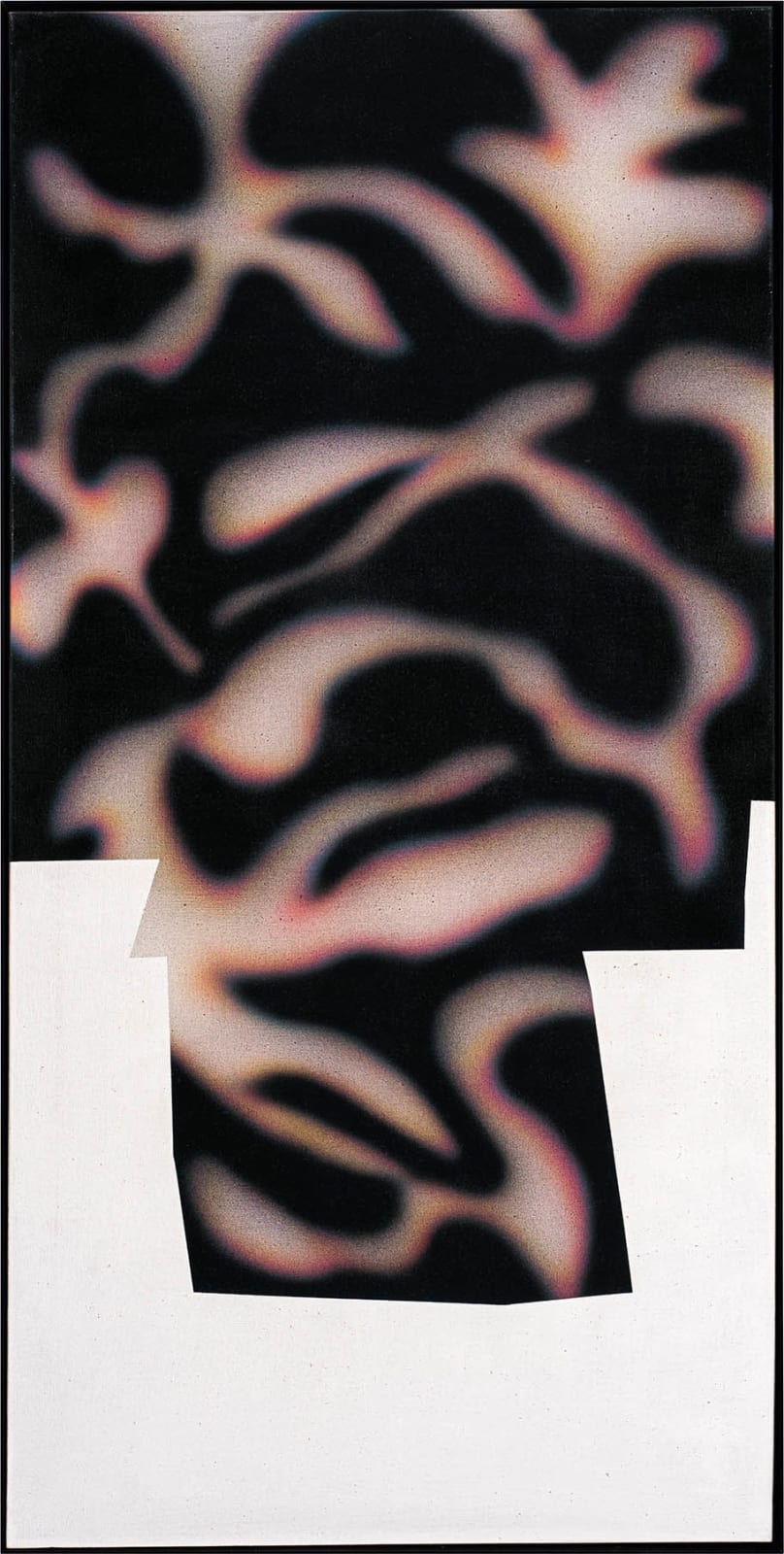 Robert Lettner, "Schwarze Schatten - Weisse Balken", 1988